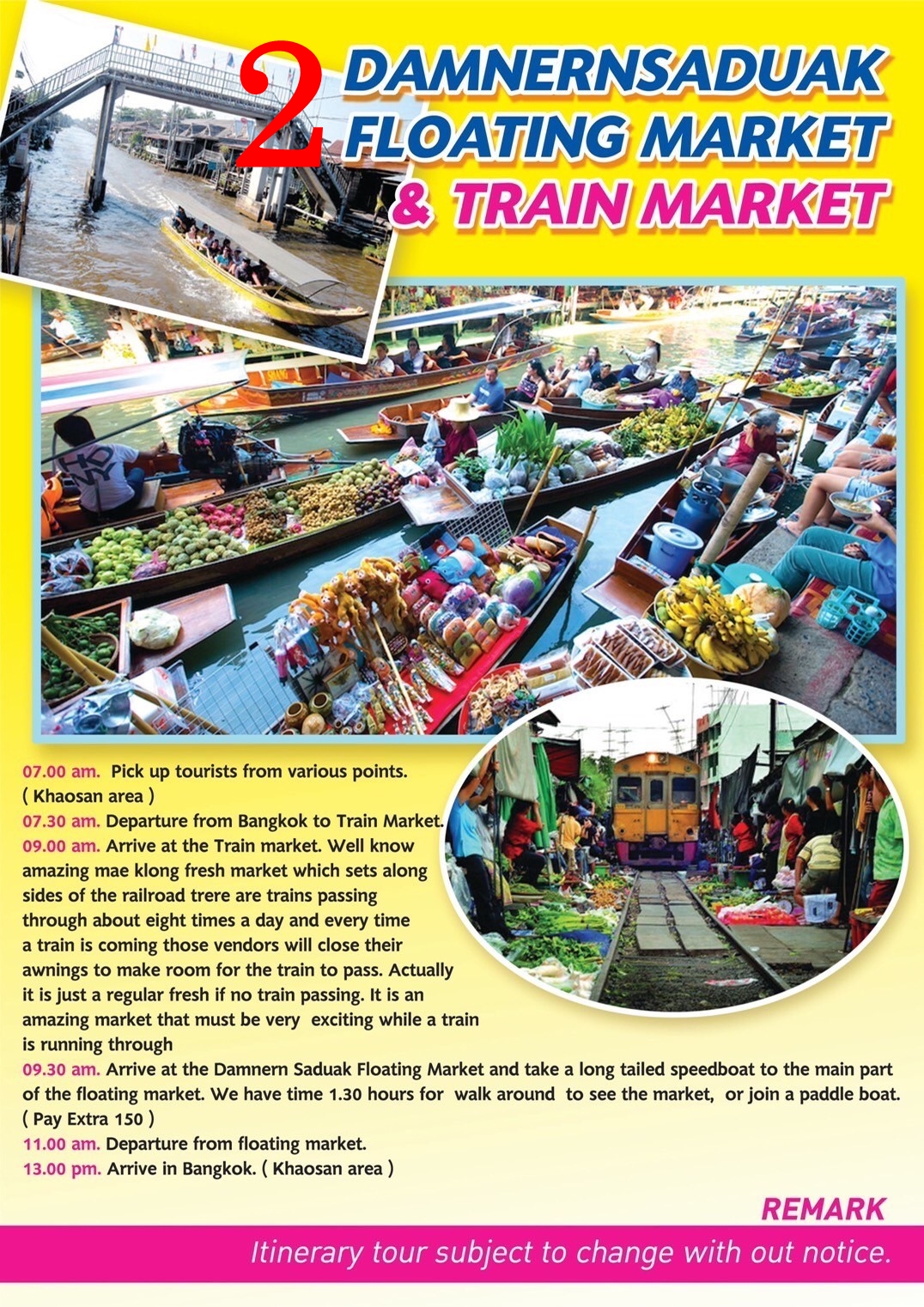 DAMNERN SADUAK FLOATING MARKET 